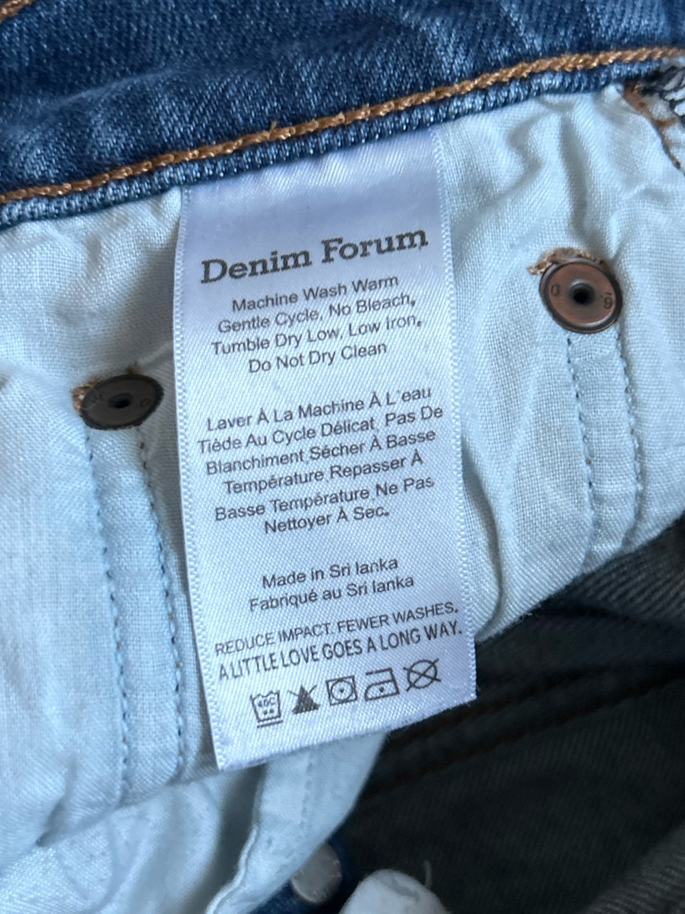 Denim Forum Aritzia The Yoko High Rise Slim modern cigarette classic timeless - Picture 9 of 11